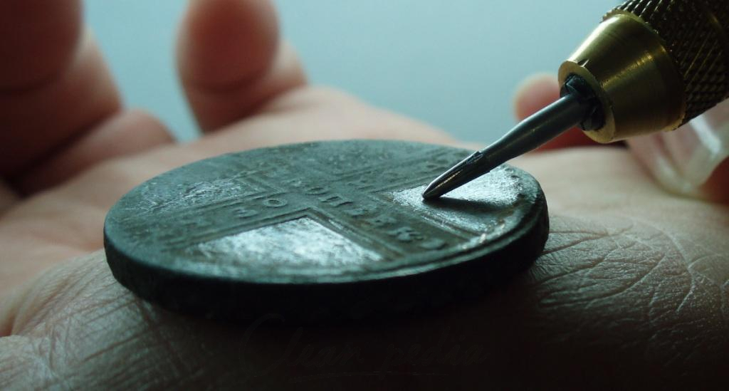 Механическая чистка монет: набор инструментов